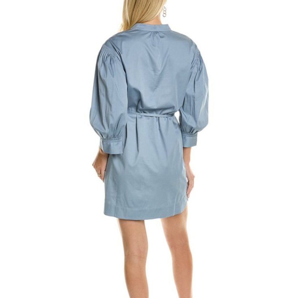 Rebecca Taylor Blue Shirt Dress Size XS NWT - Picture 5 of 12